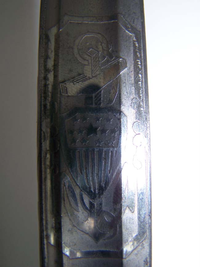 A Fine U.S. Navy Model 1852 Officer's Sword signed Horstmann & Sons, Philadelphia — image 6